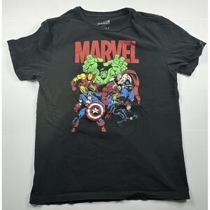 Marvel Shirt Men's Medium Superhero Adult Graphic Iron Man Spider‎ Man Hulk Thor